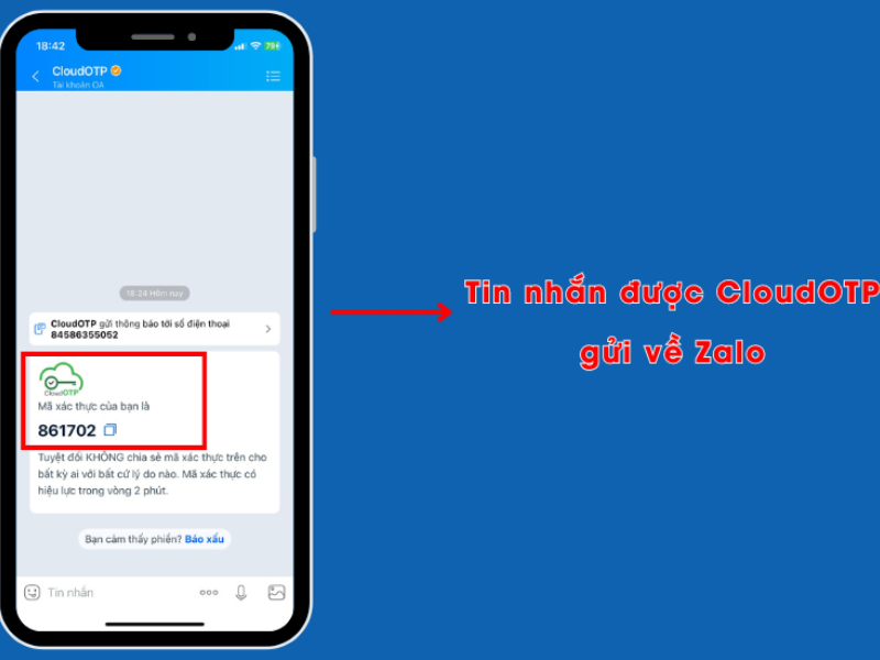 Zalo OTP: Tăng Cường Bảo Mật Tuyệt Đối Cho Tài Khoản & Giao Dịch Trực Tuyến 2 Lợi ích vượt trội của Zalo OTP