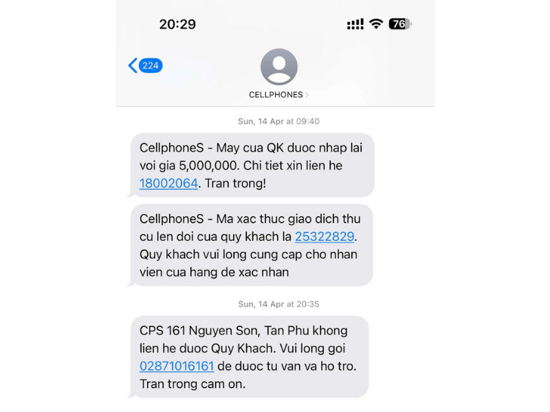 Báo giá Sms Brandname 1 báo giá SMS Brandname