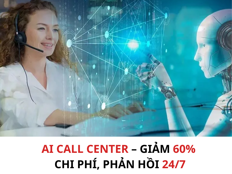 AI Call Center – Giảm 60% chi phí, phản hồi 24/7