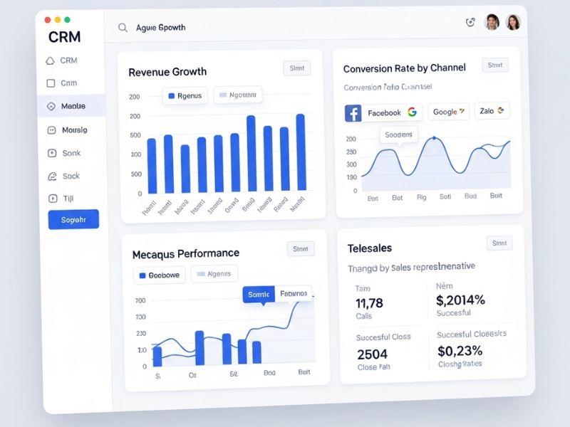 CRM tích hợp Telesale và Marketing Automation - Tăng trưởng doanh số toàn diện 4 CRM tích hợp Telesale và Marketing Automation