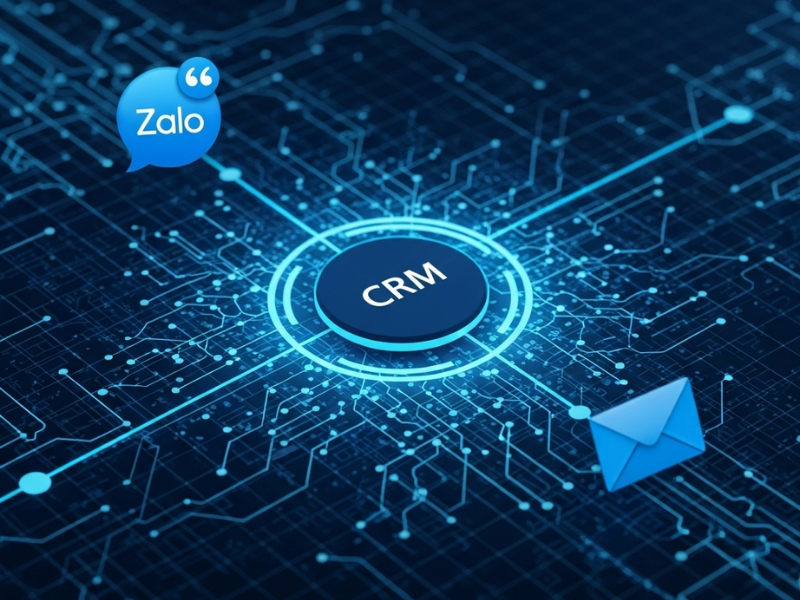 CRM tích hợp Zalo hoặc Email: 1 giải pháp - 2 kênh - 3 lợi ích vượt trội 2 CRM tích hợp Zalo hoặc Email