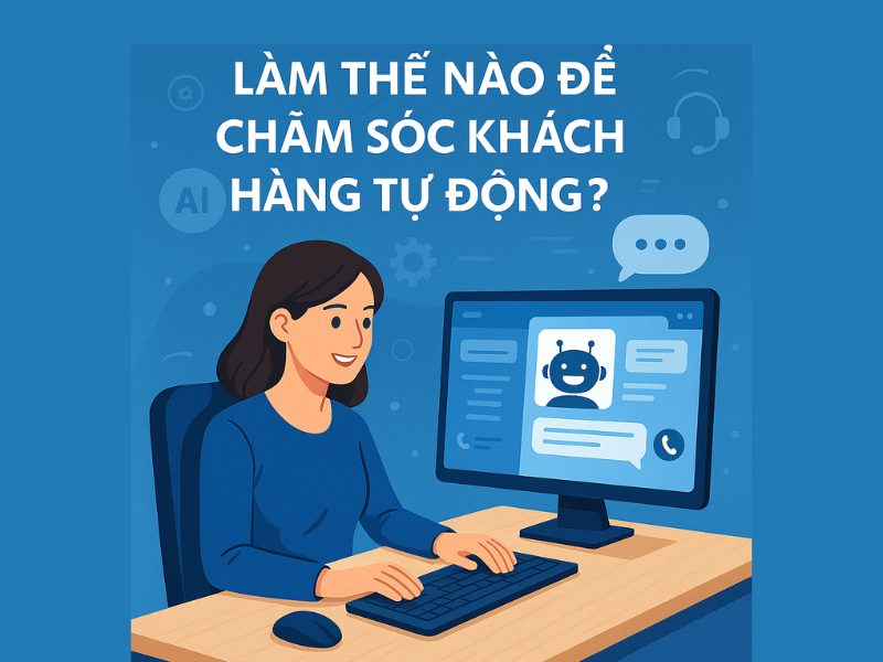 Làm thế nào để chăm sóc khách hàng tự động? 3 bước triển khai hiệu quả