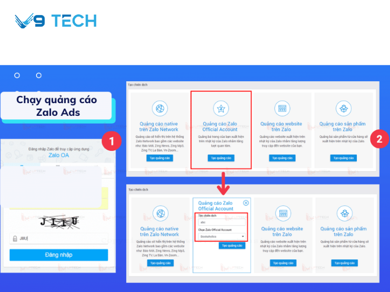 Quy trình sử dụng zalo ads