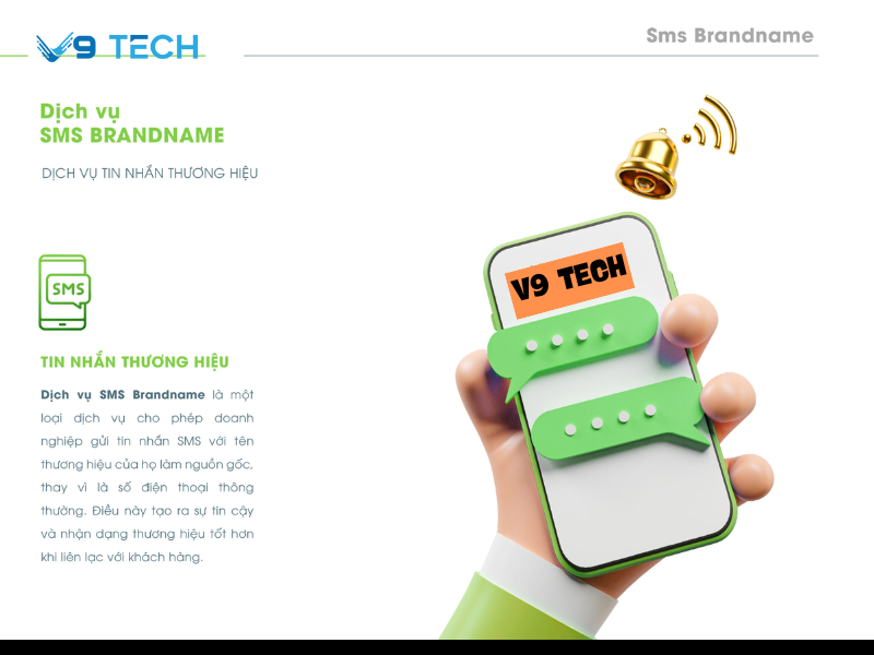 Lý do nên chọn V9 Tech là đối tác cung cấp dịch vụ SMS Brandname