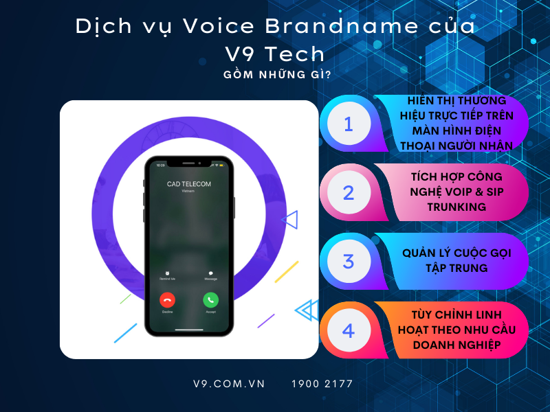 Dịch vụ Voice Brandname của V9 Tech gồm những gì?