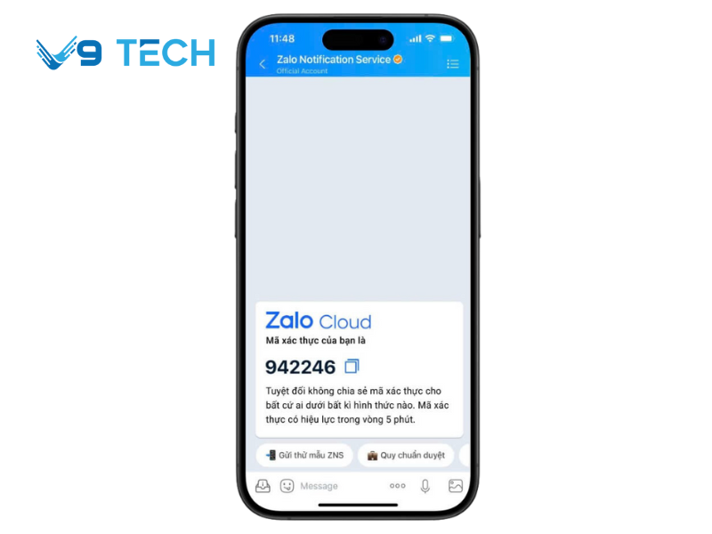 Cung cấp dịch vụ ZNS Zalo uy tín, triển khai nhanh tại V9 Tech 2 Cung cấp dịch vụ ZNS Zalo uy tín, triển khai nhanh tại V9 Tech