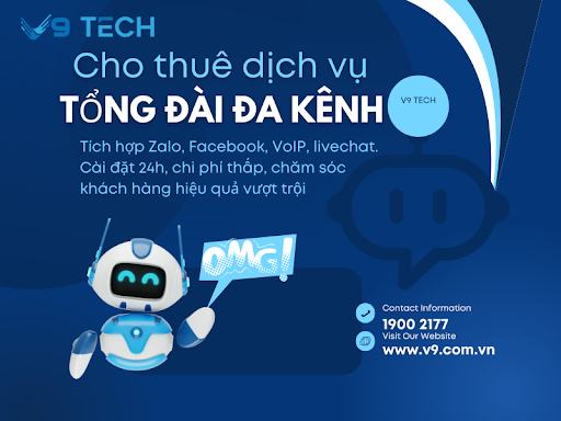 Dịch vụ cho thuê tổng đài đa kênh chuyên nghiệp tại V9 Tech