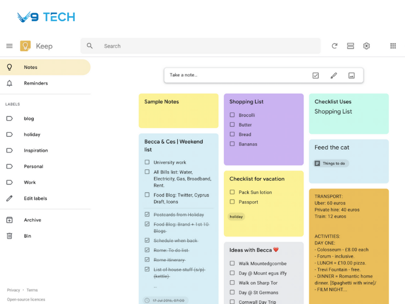Google Keep là gì? Hướng dẫn sử dụng, cách tải, tính năng và mẹo tối ưu ghi chú hiệu quả