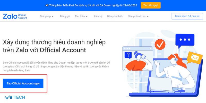 Hướng dẫn đăng ký Zalo ZNS từ A–Z cho doanh nghiệp