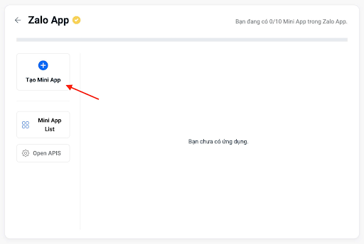 Hướng dẫn xây dựng 1 App Zalo Mini App cho doanh nghiệp 3 Hướng dẫn xây dựng 1 App Zalo Mini App cho doanh nghiệp