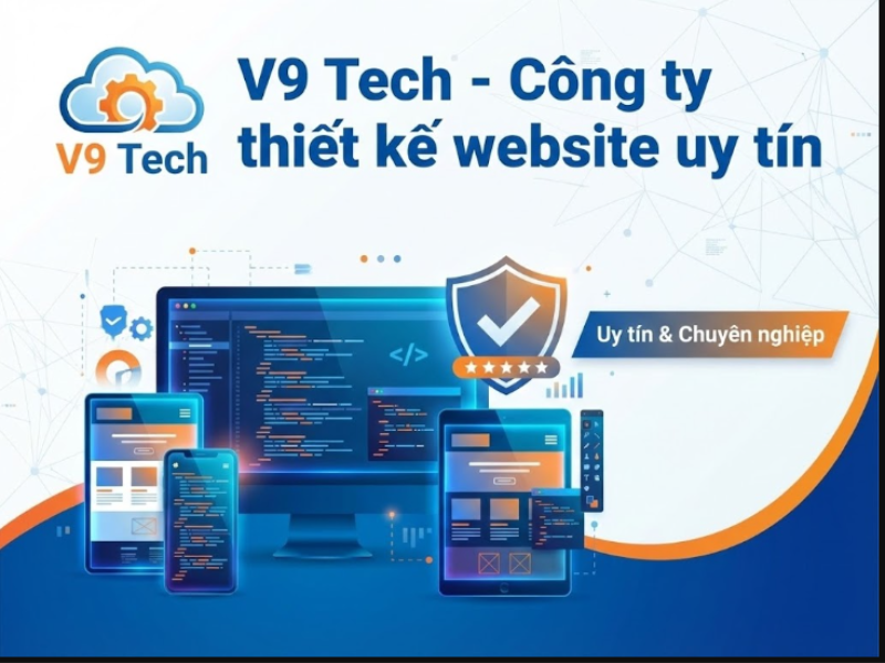 Công ty thiết kế website uy tín làm để ra khách, không phải để trưng bày 4 V9 Tech – Công ty thiết kế website uy tín cho doanh nghiệp MUỐN RA KHÁCH