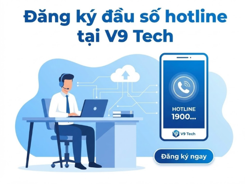 V9 Tech là đơn vị cung cấp giải pháp tổng đài trọn gói