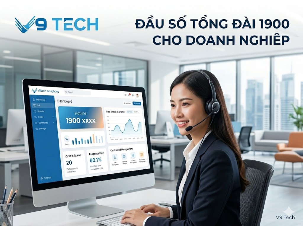 Đầu số tổng đài 1900 mang đến giải pháp CSKH chuyên nghiệp cho doanh nghiệp