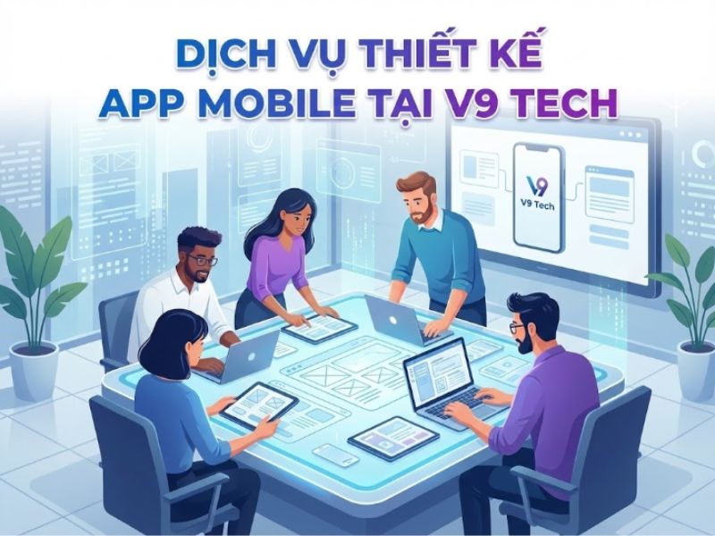 Công ty Cổ Phần Công Nghệ V9 – Đơn vị thiết kế app mobile theo tư duy THỰC DÙNG