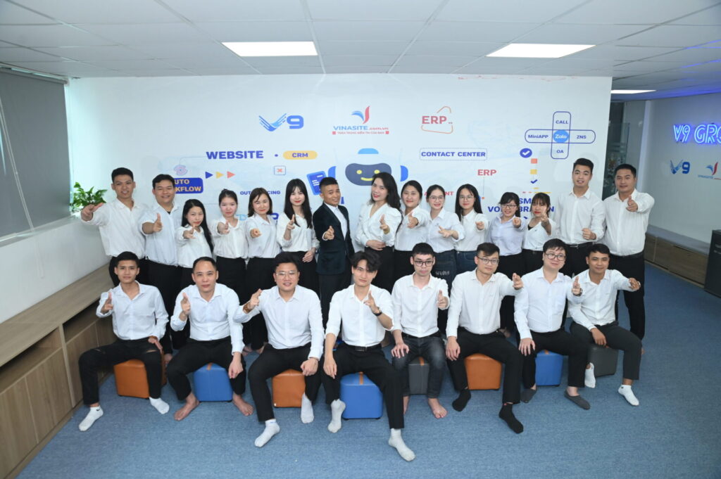Đội ngũ Công ty Cổ phần Công nghệ V9 - V9 Tech