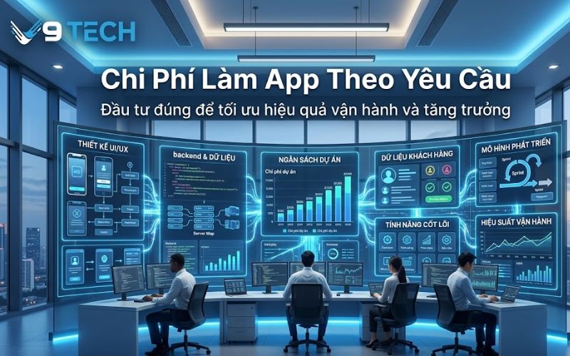 chi phí làm app theo yêu cầu