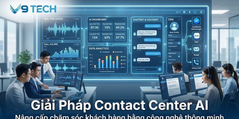 Giải pháp contact center AI cho doanh nghiệp hiện đại