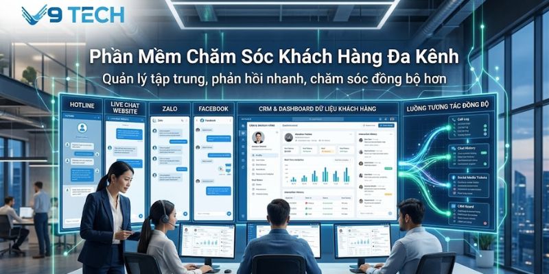 phần mềm chăm sóc khách hàng đa kênh