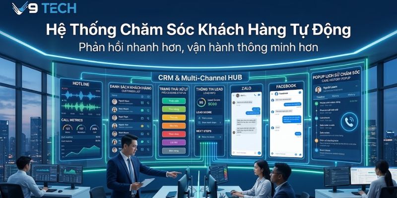 hệ thống chăm sóc khách hàng tự động