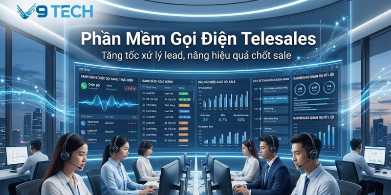 Phần mềm gọi điện telesales cho doanh nghiệp hiện đại