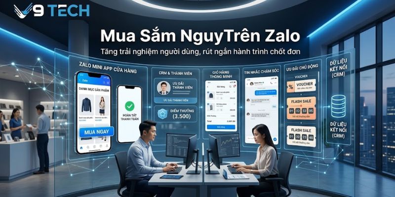 zalo mini app cho cửa hàng