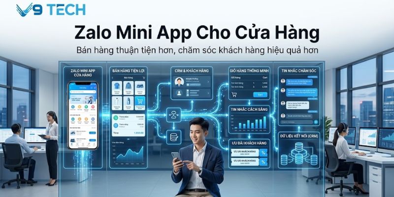 zalo mini app cho cửa hàng