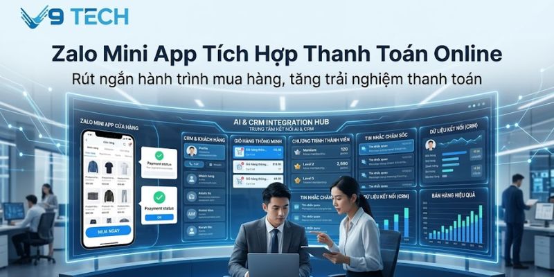zalo mini app tích hợp thanh toán online