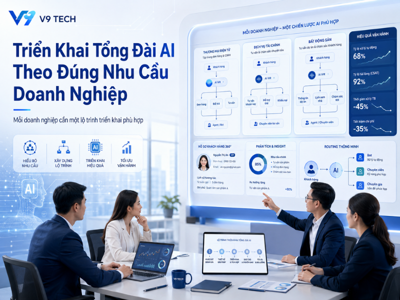 5 điều cần biết trước khi triển khai tổng đài AI cho doanh nghiệp