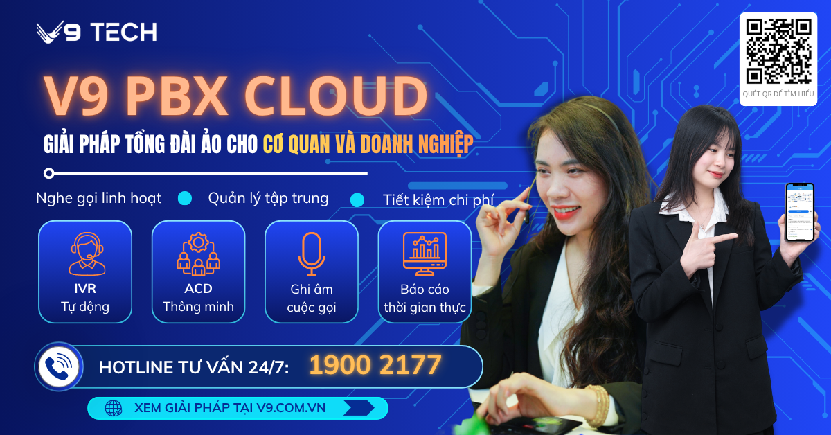 Tổng đài ảo V9 PBX Cloud