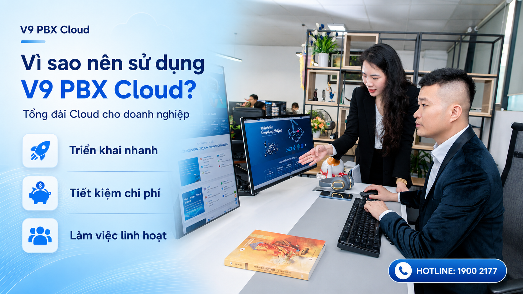Vì sao nên sử dụng V9 PBX Cloud