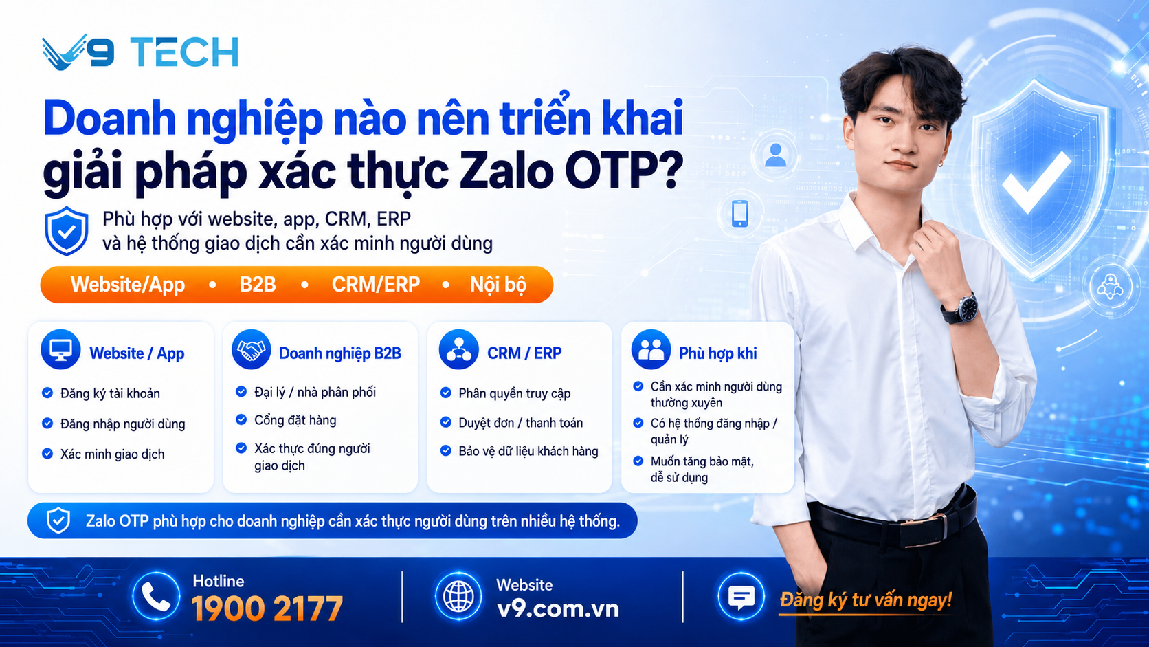Doanh nghiệp nào nên triển khai giải pháp xác thực Zalo OTP
