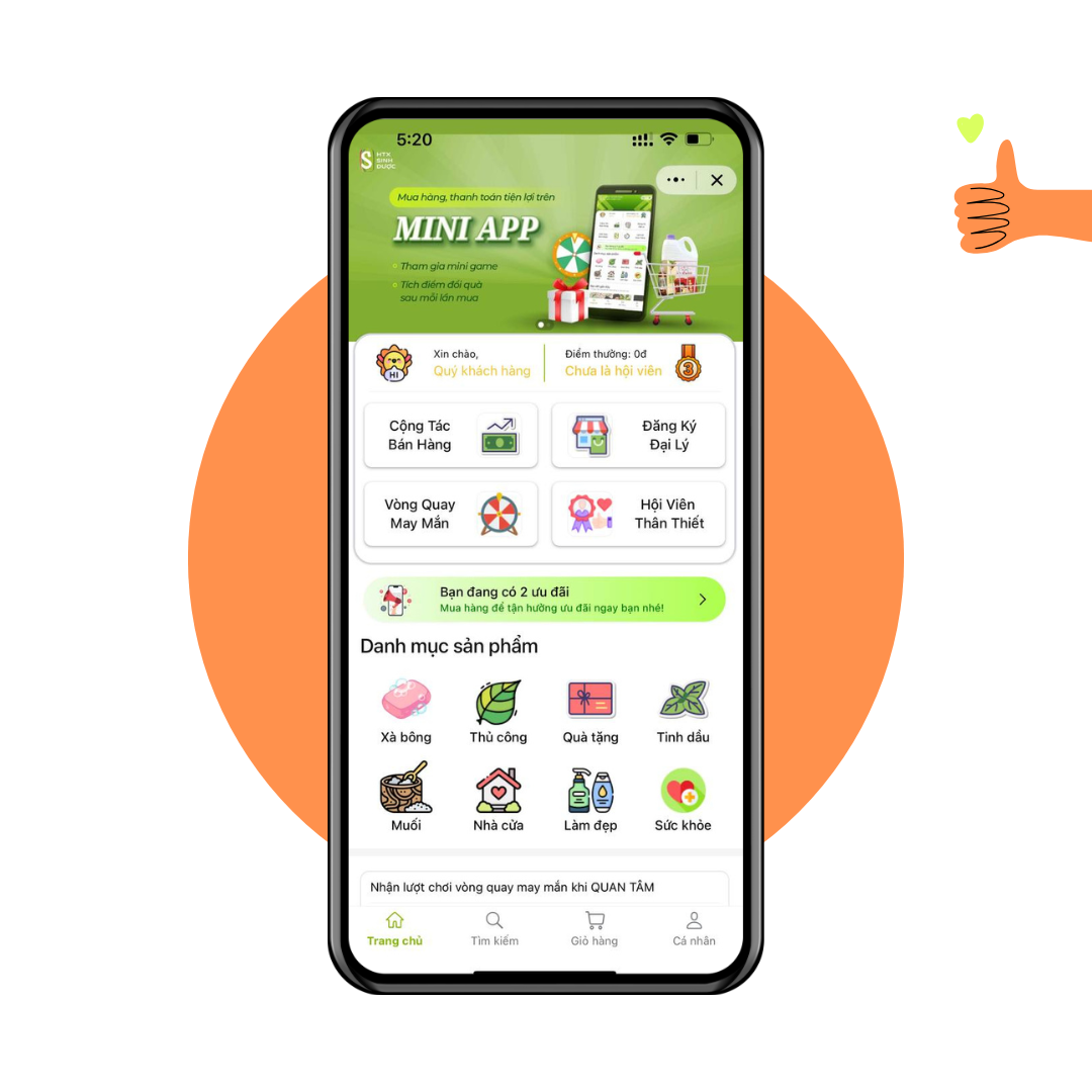 Giai phap zalo mini app 7