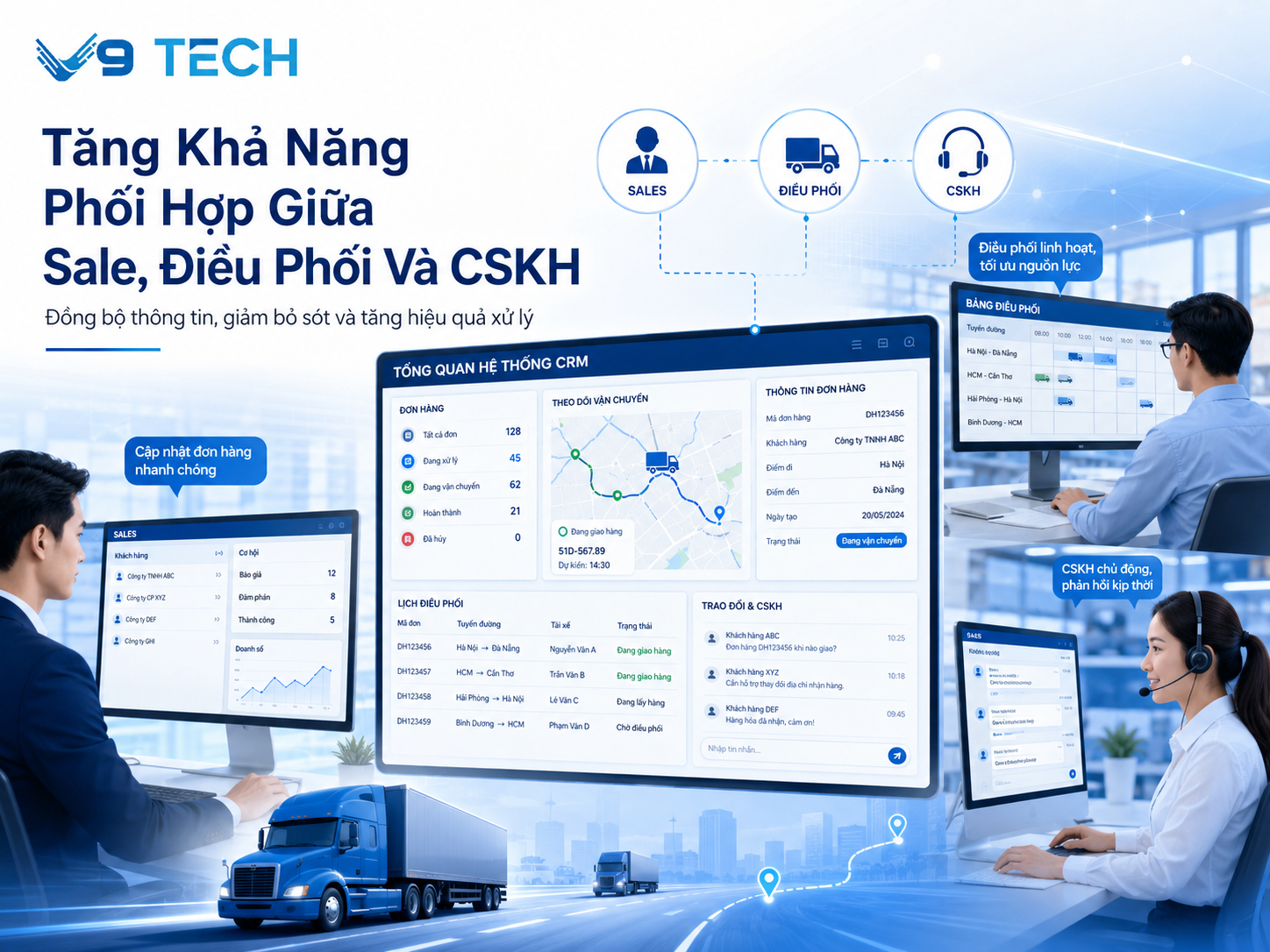 5 lợi ích nổi bật của CRM cho doanh nghiệp vận tải trong quản lý vận hành 4 5 lợi ích nổi bật của CRM cho doanh nghiệp vận tải trong quản lý vận hành