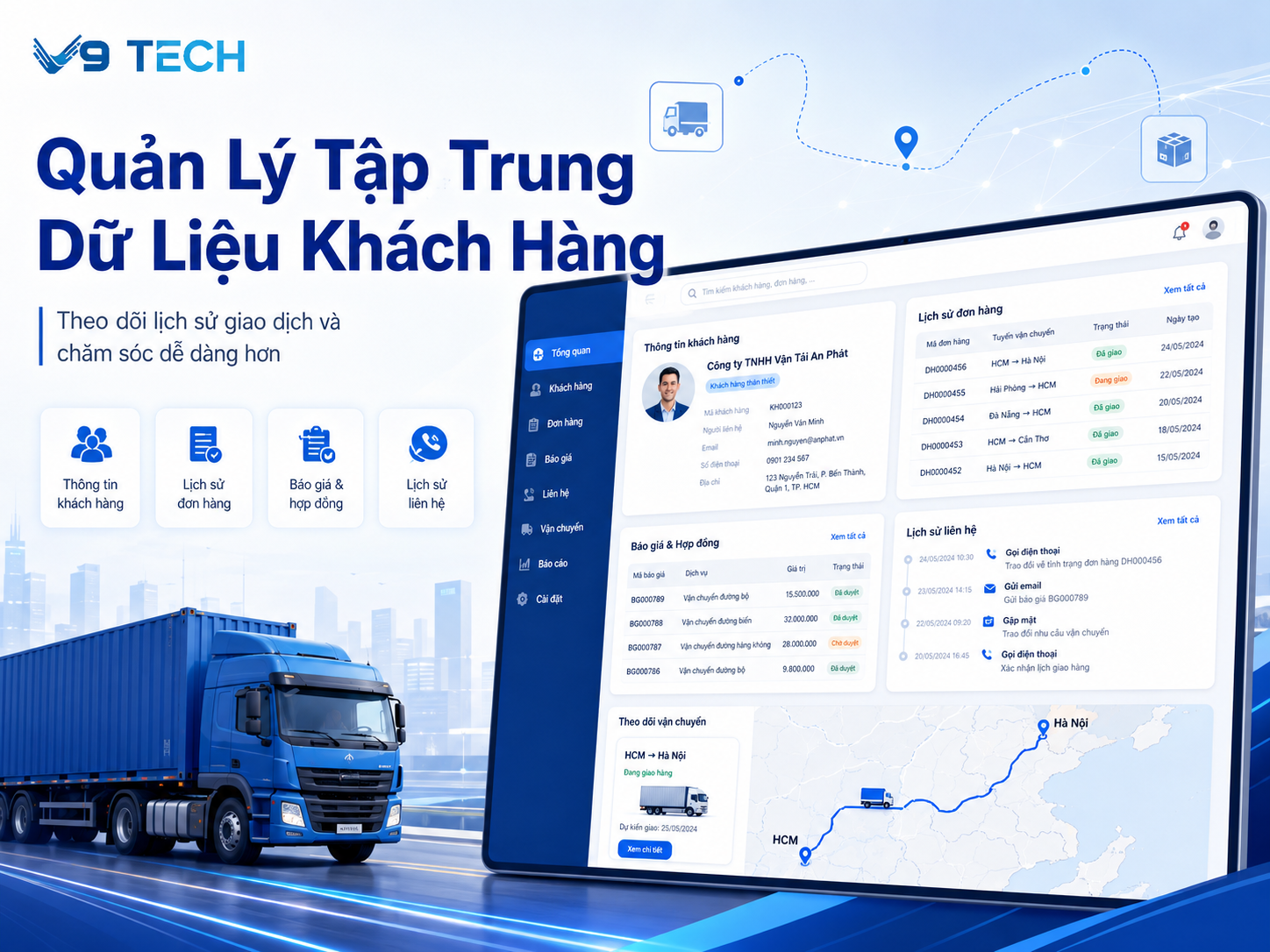 5 lợi ích nổi bật của CRM cho doanh nghiệp vận tải trong quản lý vận hành 3 5 lợi ích nổi bật của CRM cho doanh nghiệp vận tải trong quản lý vận hành