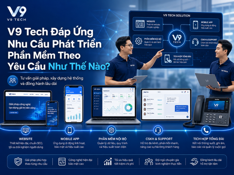 Đơn vị phát triển phần mềm theo yêu cầu uy tín cho doanh nghiệp 3 Đơn vị phát triển phần mềm theo yêu cầu uy tín cho doanh nghiệp