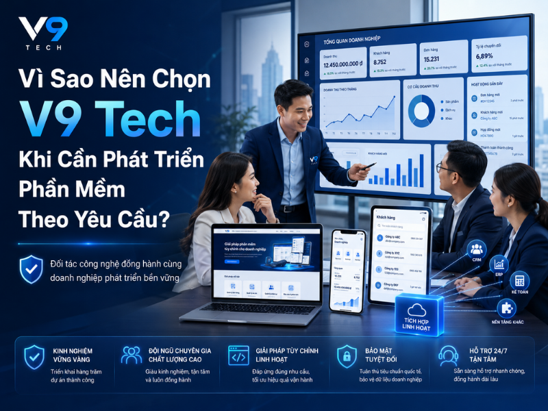 Đơn vị phát triển phần mềm theo yêu cầu uy tín cho doanh nghiệp 4 Đơn vị phát triển phần mềm theo yêu cầu uy tín cho doanh nghiệp