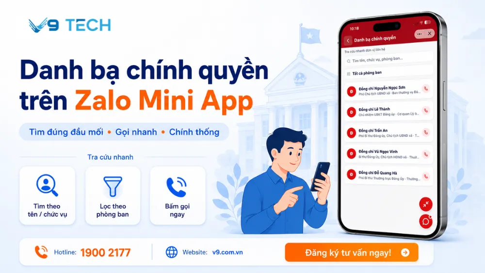 Liên hệ UBND xã nhanh chóng qua Công dân số trên Zalo Mini App 2026 5 Liên hệ UBND xã 2