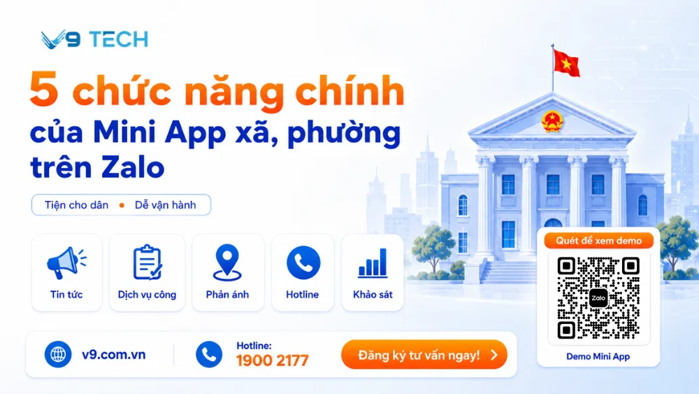 Mini App cấp xã phường trên Zalo là gì 2026? 3 Mini app cấp xã phường trên zalo 1