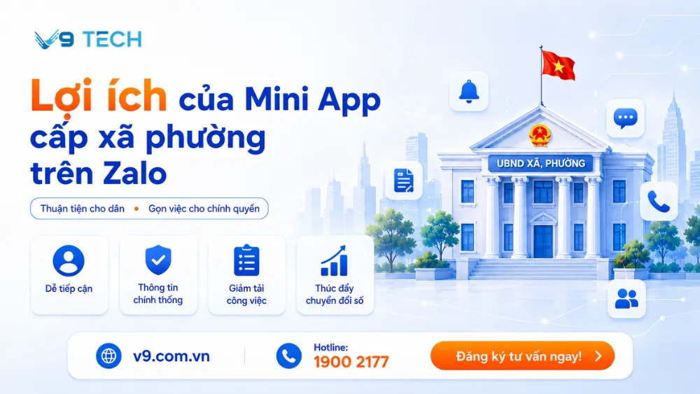Mini App cấp xã phường trên Zalo là gì 2026? 5 Mini app cấp xã phường trên zalo 2
