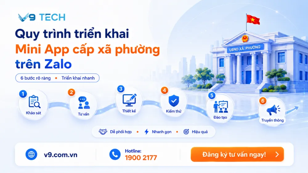 Mini App cấp xã phường trên Zalo là gì 2026? 7 Mini app cấp xã phường trên zalo 4