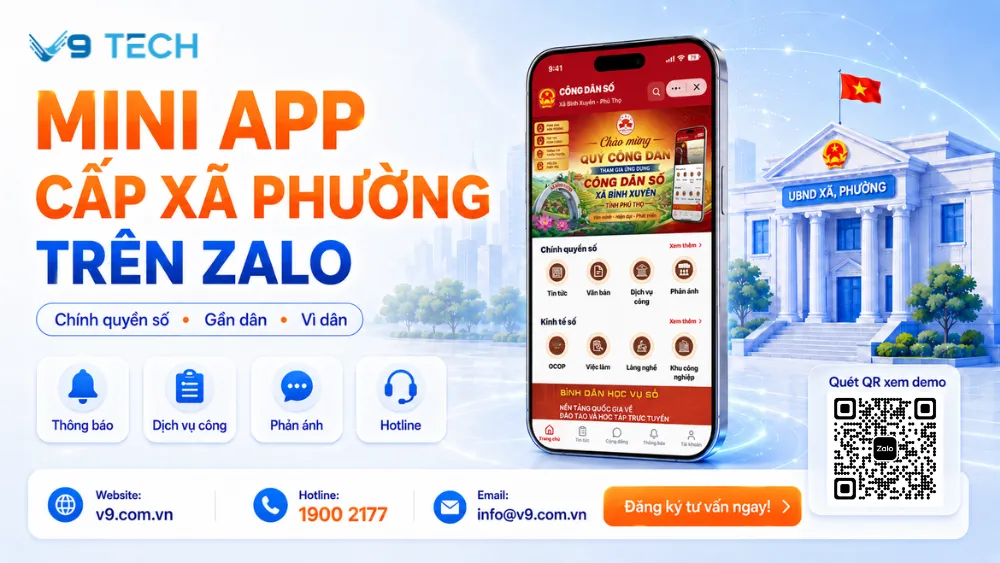 Mini App cấp xã phường trên Zalo là gì 2026?