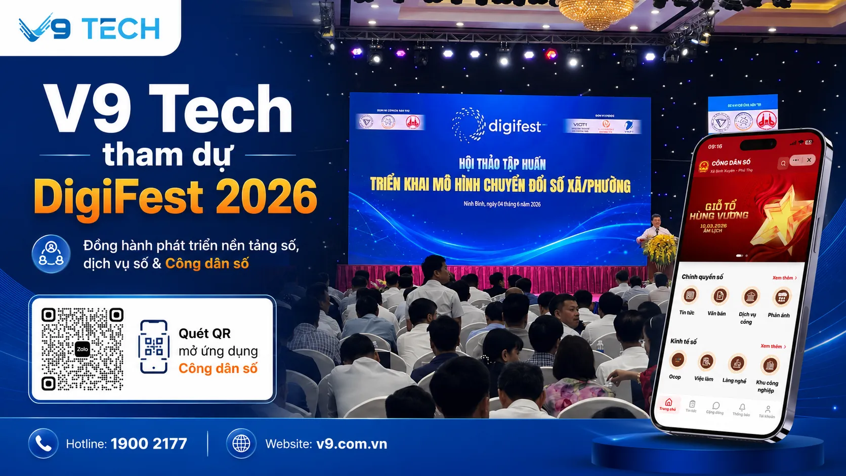 V9 Tech tham dự DigiFest 2026 (1)