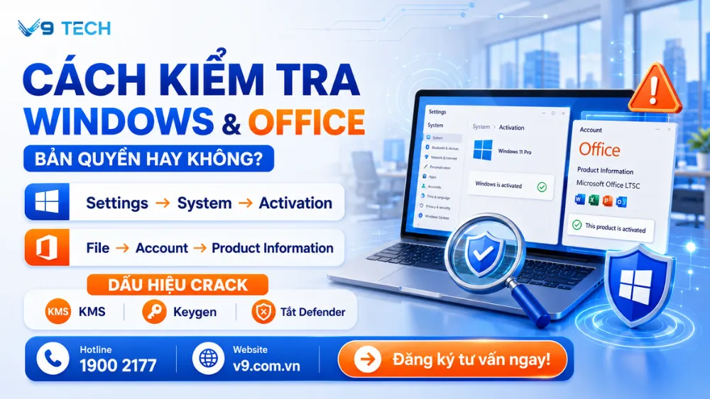 Cài Windows, Office lậu có thể bị phạt tới 1 tỷ đồng 6 Windows Office lậu 4
