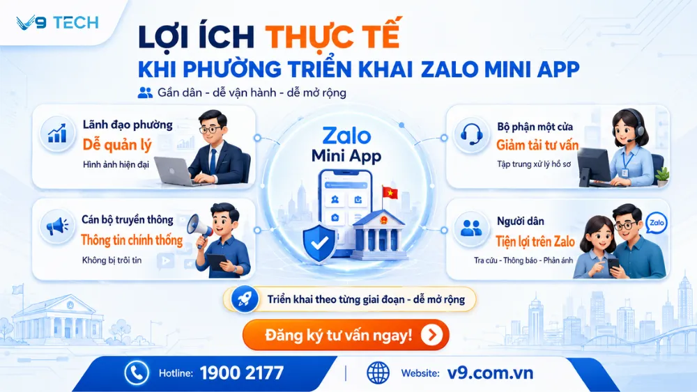 chuyển đổi số cấp phường 8