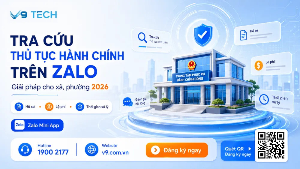Tra cứu thủ tục hành chính trên Zalo tại xã phường 2026
