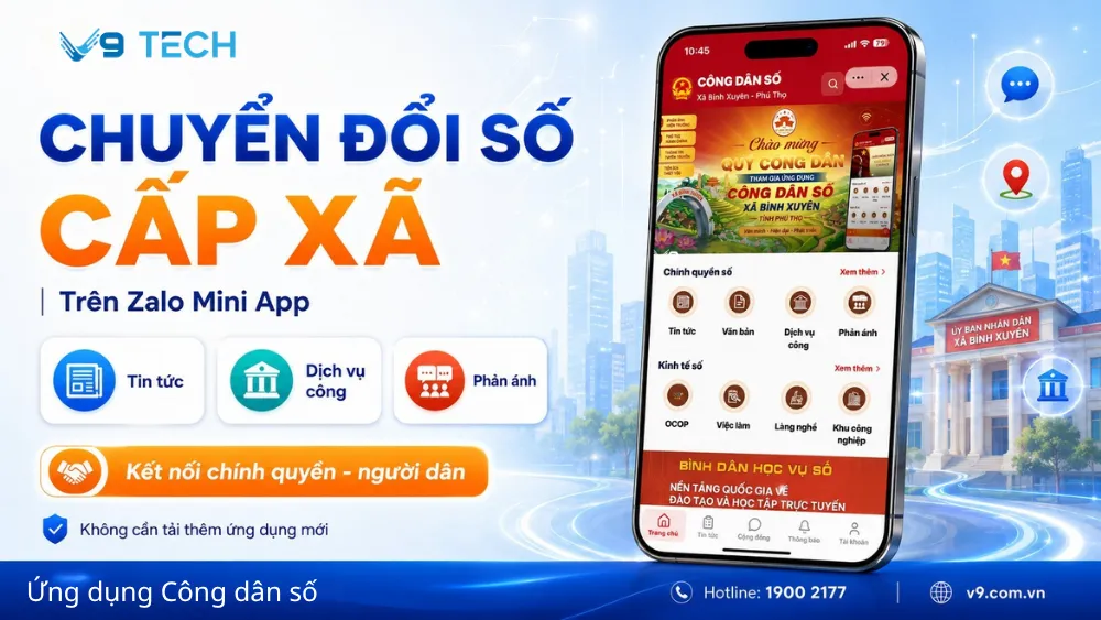 Chuyển đổi số cấp xã bằng Zalo Mini App 2026 2 chuyển đổi số cấp xã 1
