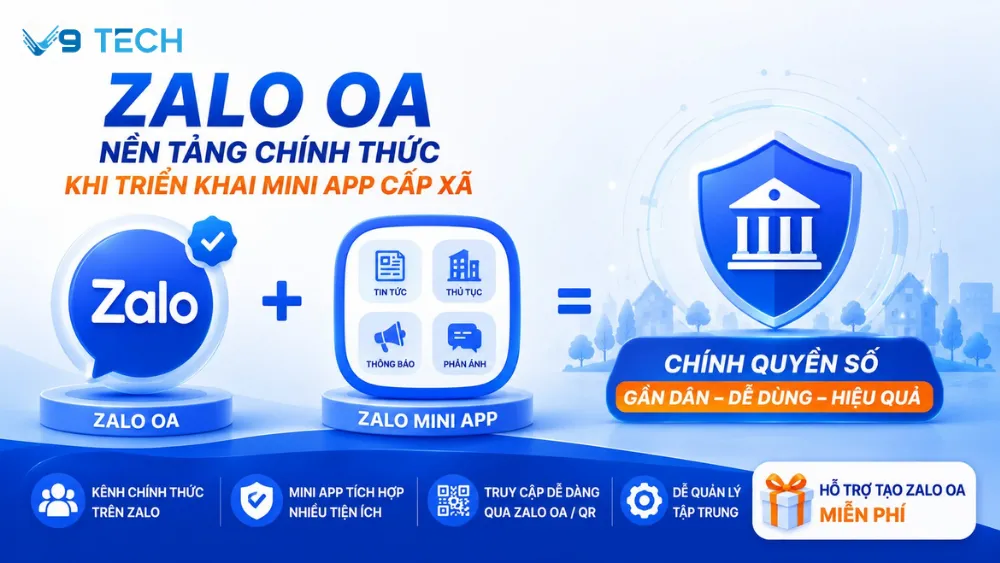 Chuyển đổi số cấp xã bằng Zalo Mini App 2026 6 chuyển đổi số cấp xã 3