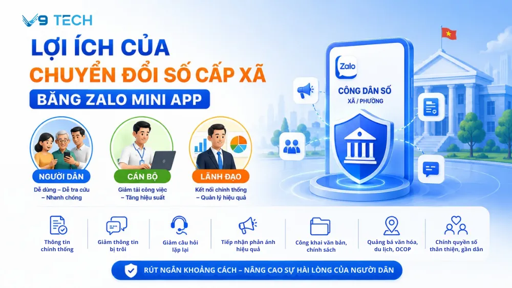Chuyển đổi số cấp xã bằng Zalo Mini App 2026 9 chuyển đổi số cấp xã 5