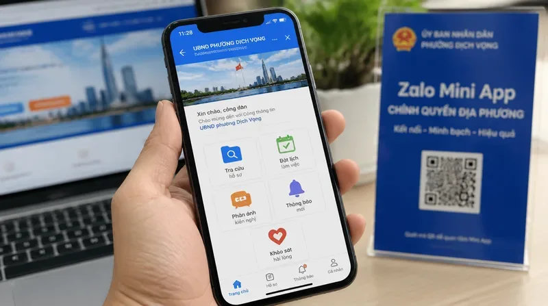 Các chức năng nên có trong Zalo Mini App cho UBND xã phường