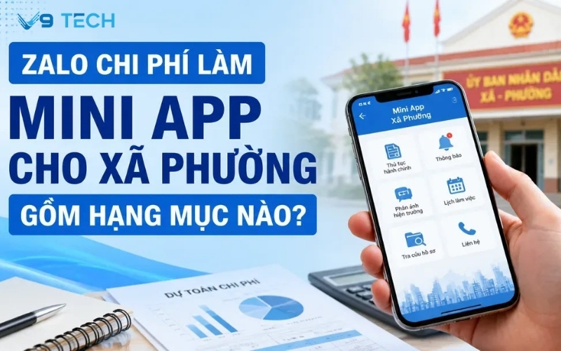 Chi phí làm Zalo Mini App cho xã phường 2026: Báo giá và cách dự toán ngân sách 3 chi phí làm zalo mini app cho xã phường